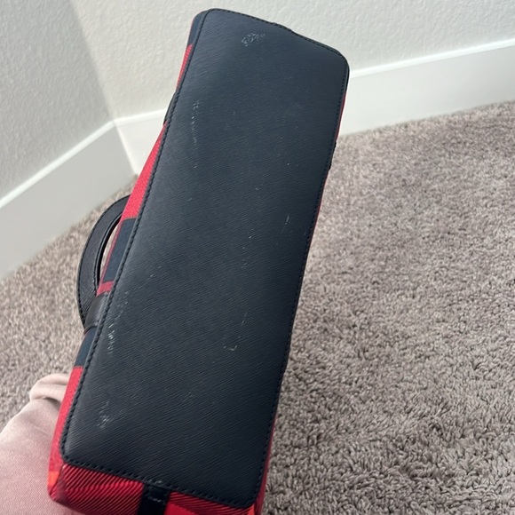 Kate Spade Red and Black Plaid Purse - Picture 6 of 8